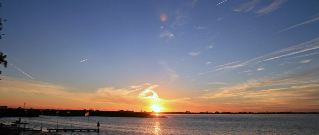Dangast Strand Sonneruntergang