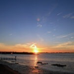 Dangast Strand Sonneruntergang